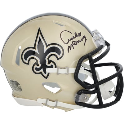 Archie Manning New Orleans Saints Autographed Fanatics Authentic Riddell 60th Anniversary Speed Mini Helmet