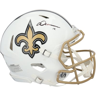 Chris Olave New Orleans Saints Autographed Fanatics Authentic Riddell 2025 Alternate Speed Authentic Helmet 
