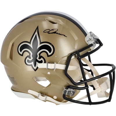 Chris Olave New Orleans Saints Fanatics Authentic Autographed Riddell Speed Authentic Helmet