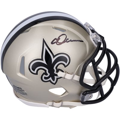 Chris Olave New Orleans Saints Fanatics Authentic Autographed Riddell Speed Mini Helmet