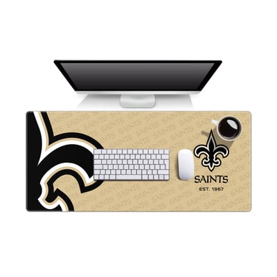 New Orleans Saints Fanpoint 15.7" x 35.4" Logo Series Desk Pad