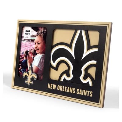 New Orleans Saints Fanpoint 3D Logo Series Picture Frame