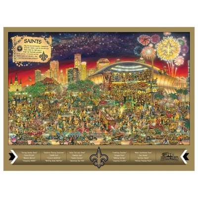 New Orleans Saints Fanpoint 500-Piece Joe Journeyman Puzzle