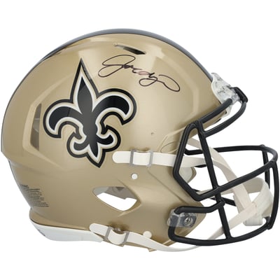 Jordyn Tyson New Orleans Saints Autographed Fanatics Authentic Riddell Speed Authentic Helmet