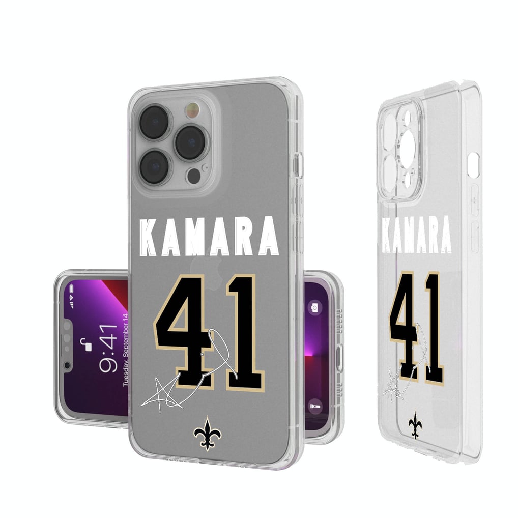 Alvin Kamara New Orleans Saints Keyscaper iPhone Clear Case