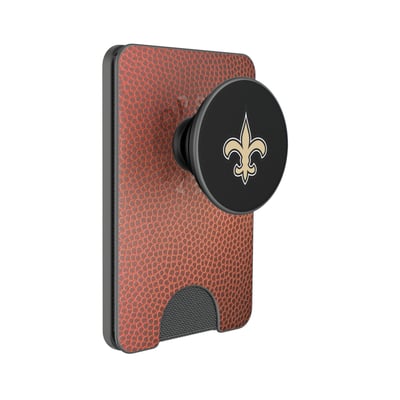 New Orleans Saints Keyscaper Football PopSockets Magnetic Wallet