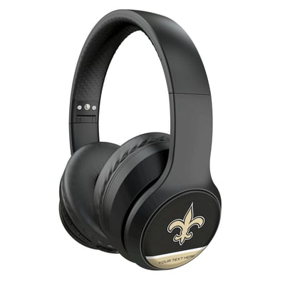 New Orleans Saints Keyscaper Personalized Endzone Solid Wireless Bluetooth Headphones With Case
