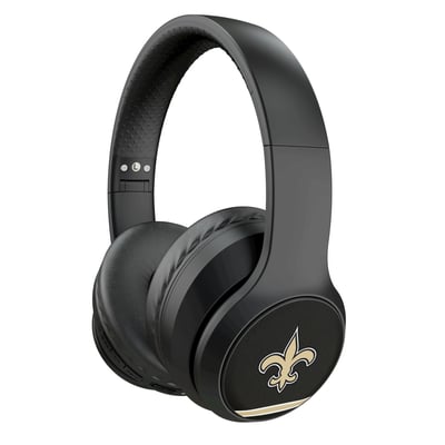 New Orleans Saints Keyscaper Stripe Wireless Bluetooth Headphones With Case