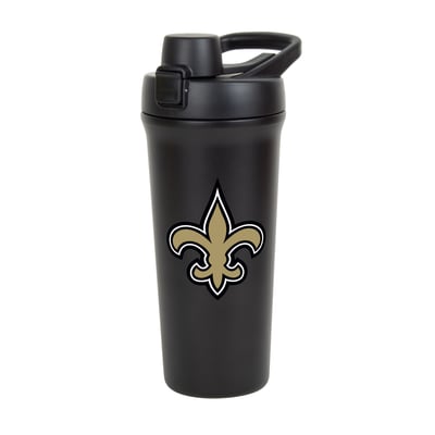 New Orleans Saints Logo Brands 26oz. Flipside Shaker Bottle