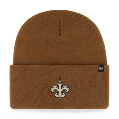 New Orleans Saints Carhartt x '47 Cuffed Knit Hat - Brown