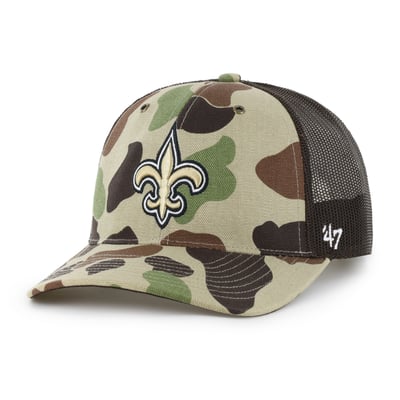 New Orleans Saints Carhartt x '47 Adjustable Trucker Hat - Duck Camo