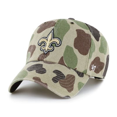 New Orleans Saints Carhartt x '47 Clean Up Adjustable Hat - Duck Camo