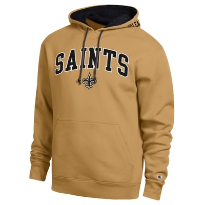  New Orleans Saints Champion Contrast Hoodie - Gold/Black