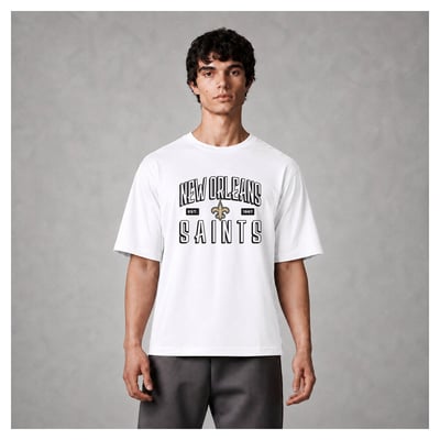 New Orleans Saints Levelwear Luxe Moment Stronghold Knit T-Shirt - White