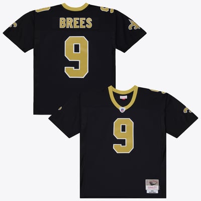 Drew Brees New Orleans Saints Mitchell & Ness 2009 Legacy Replica Jersey - Black