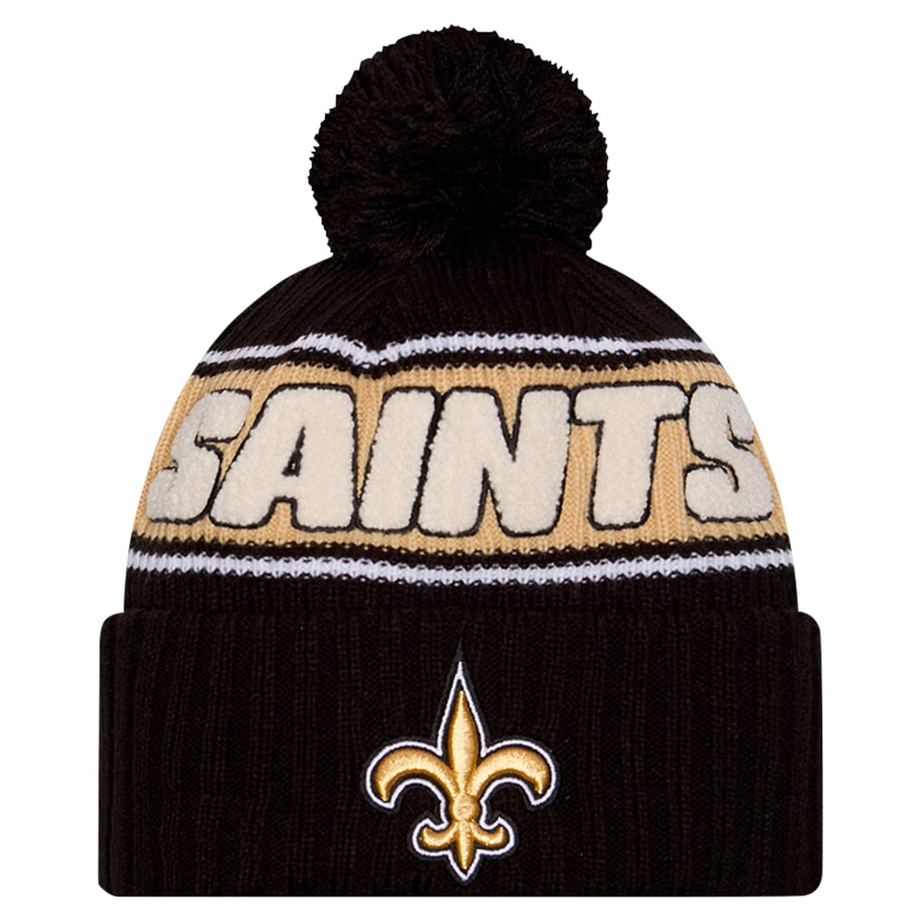 New Orleans Saints Beanie Bundle – Official NFL / New Era mens-new-era-black-new-orleans  main image 2