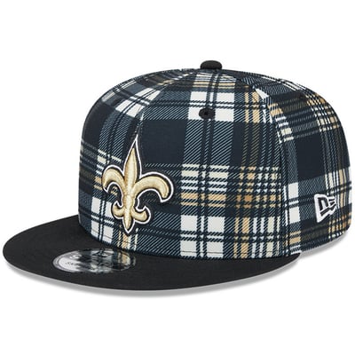 New Orleans Saints New Era 2024 Sideline Statement 9FIFTY Snapback Hat - Black