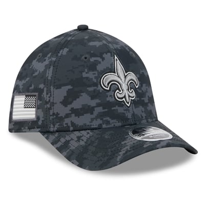 New Orleans Saints New Era 2026 Salute To Service 39THIRTY M-Crown Stretch Hat - Black