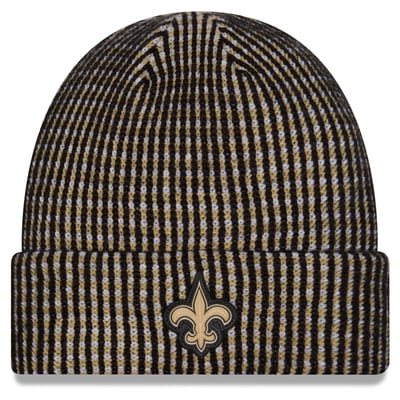 New Orleans Saints New Era 2026 Sideline Cold Weather  Cuffed Knit Hat - Black