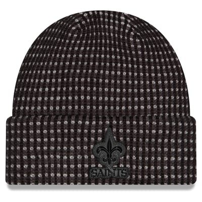 New Orleans Saints New Era 2026 Sideline Cold Weather  Cuffed Knit Hat - Black