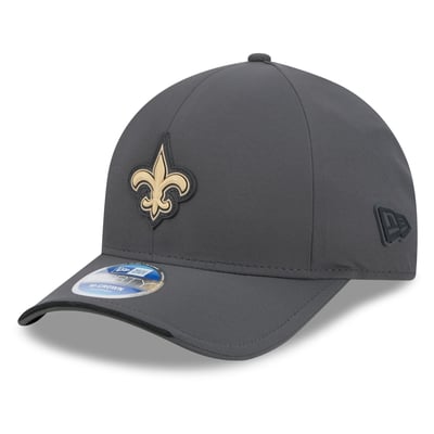 New Orleans Saints New Era 2026 Sideline Cold Weather  9FORTY M-Crown Adjustable Hat - Charcoal