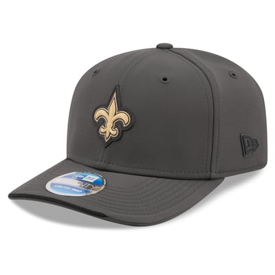 New Orleans Saints New Era 2026 Sideline Cold Weather  9SEVENTY Adjustable Hat - Charcoal