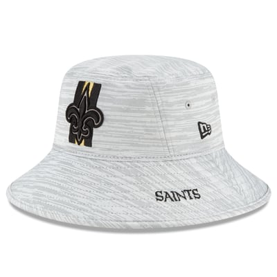 New Orleans Saints New Era 2021 NFL Training Camp Official Bucket Hat - Gray