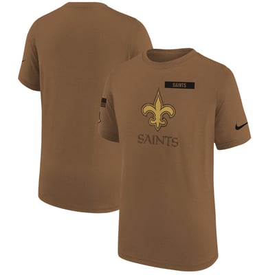  New Orleans Saints Nike Salute To Service Legend T-Shirt - Brown
