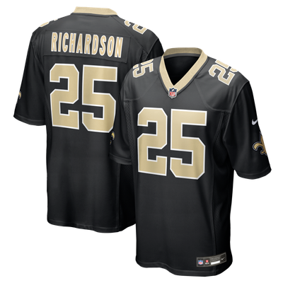 Decamerion Richardson New Orleans Saints Nike Team Game Jersey - Black