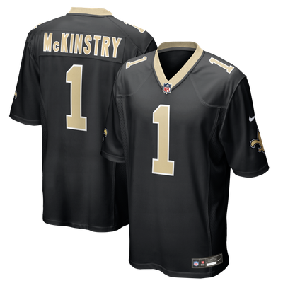 Ga’Quincy McKinstry New Orleans Saints Nike Team Game Jersey - Black