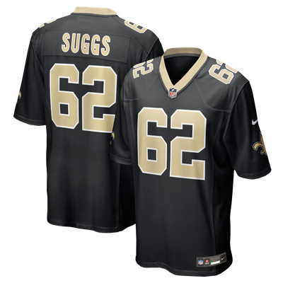 Jay'viar Suggs New Orleans Saints Nike Team Game Jersey - Black