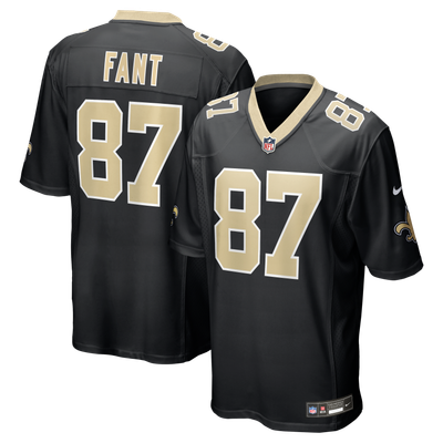 Noah Fant New Orleans Saints Nike Team Game Jersey - Black