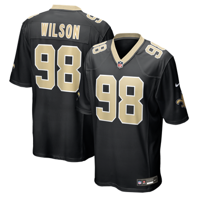 Tyree Wilson New Orleans Saints Nike Team Game Jersey - Black