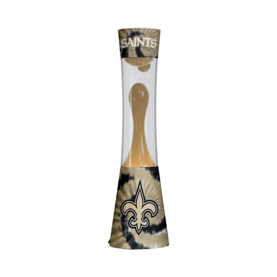 New Orleans Saints 17" Tie-Dye Magma Lamp with Bluetooth Speaker
