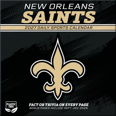 New Orleans Saints 2027 Box Calendar