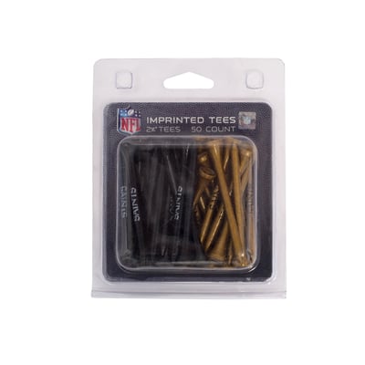 New Orleans Saints 50-Pack Golf Tee Set