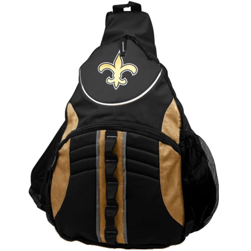 Black and Gold Saints Knit Backpack Bag Black and Gold Saints Knit Backpack Bag main image 3