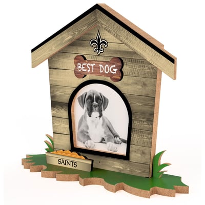 New Orleans Saints Dog House Photo Frame