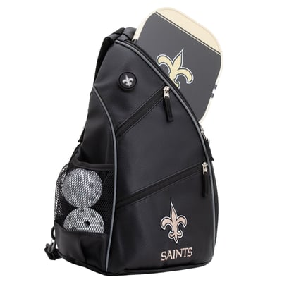 New Orleans Saints Embroidered Team Pickleball Backpack