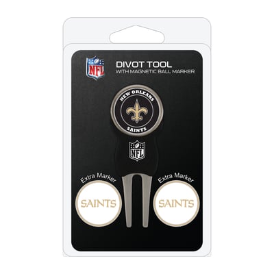 New Orleans Saints Golf Divot Tool Pack with 3 Magnetic Markers