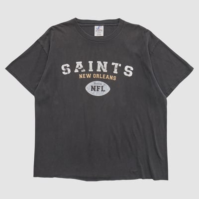 New Orleans Saints Logo Athletic 2010s T-shirt - Black - L by Fanatics Real Vintage