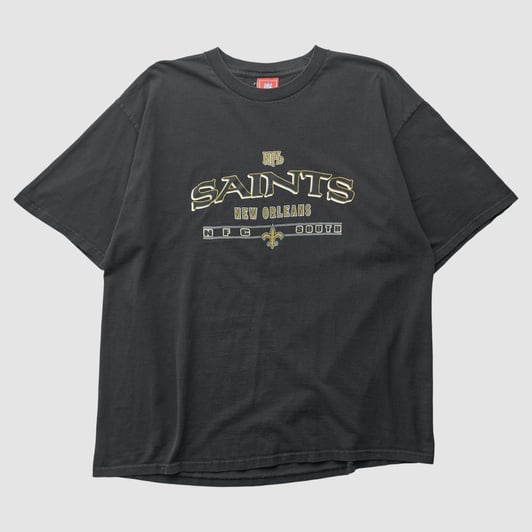 New Orleans Saints NFL 2000s T-shirt - Black - 2XL by Fanatics Real Vintage