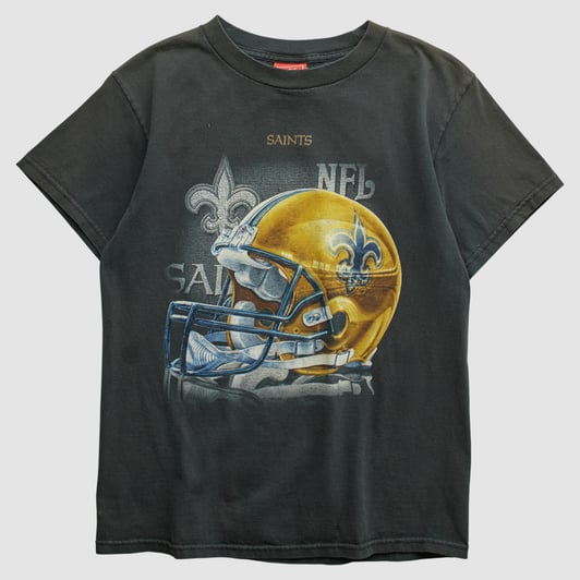 New Orleans Saints NFL 2000s T-shirt - Black - S by Fanatics Real Vintage