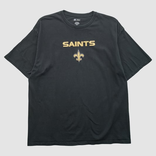 New Orleans Saints NFL 2010s T-shirt - Black - 2XL by Fanatics Real Vintage
