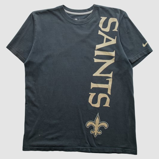 New Orleans Saints NFL 2010s T-shirt - Black - M by Fanatics Real Vintage