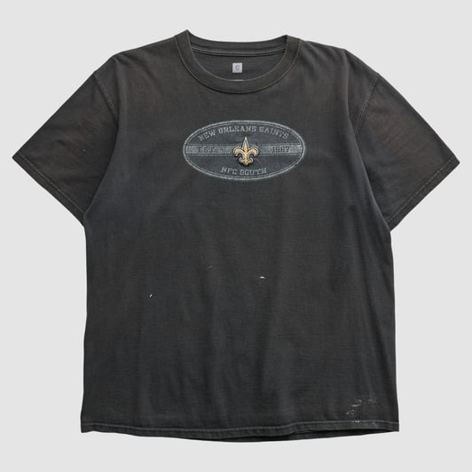 New Orleans Saints NFL 2010s T-shirt - Black - XL by Fanatics Real Vintage