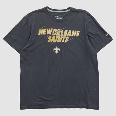 New Orleans Saints Nike 2010s T-shirt - Black - XL by Fanatics Real Vintage