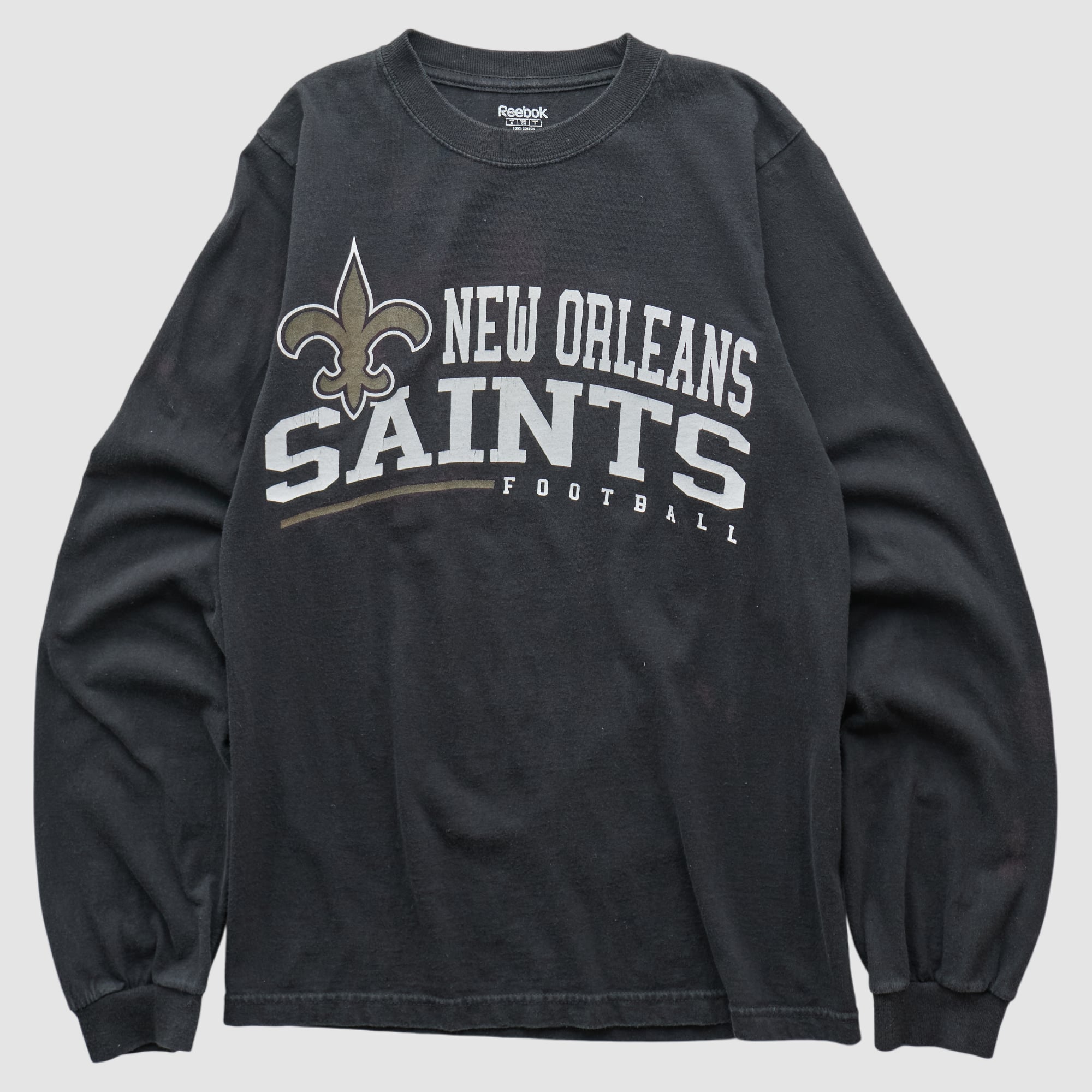 New Orleans Saints Reebok 2000s Long Sleeve T-shirt - Black - S by 