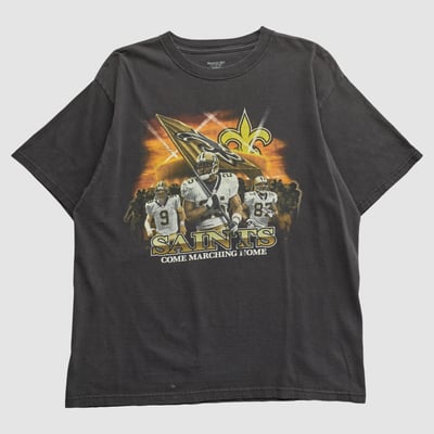 New Orleans Saints Reebok 2000s T-shirt - Black - L by Fanatics Real Vintage
