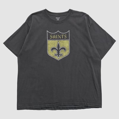 New Orleans Saints Reebok 2000s T-shirt - Charcoal - XL by Fanatics Real Vintage